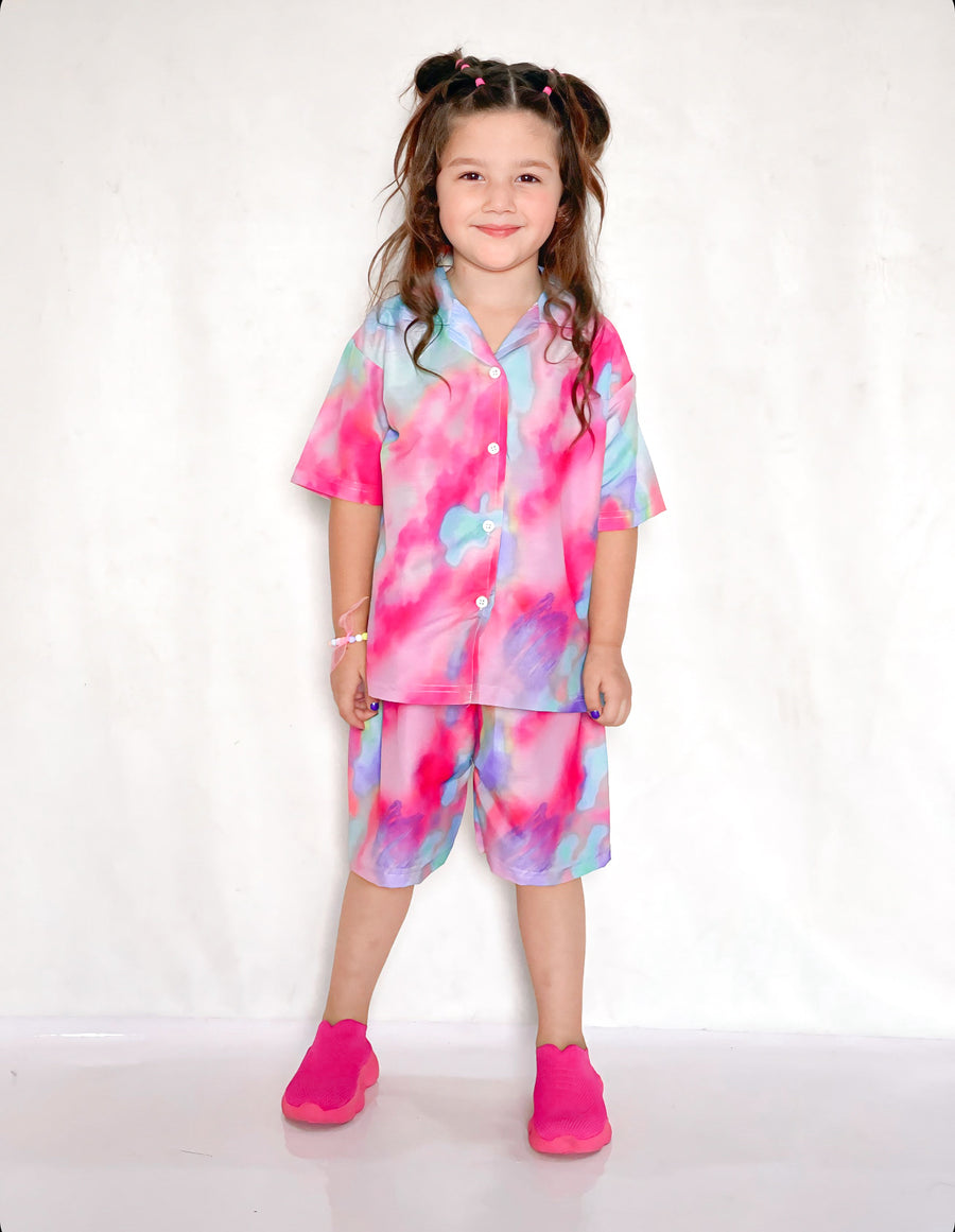 BABY/BOY SUMMER TIE DYE STYLE SHORT AND SHIRT - #SS500