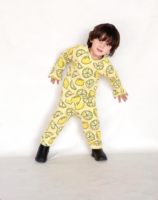 BABY/BOY LEMON PRINTED STYLE KIDS WEAR - #3007